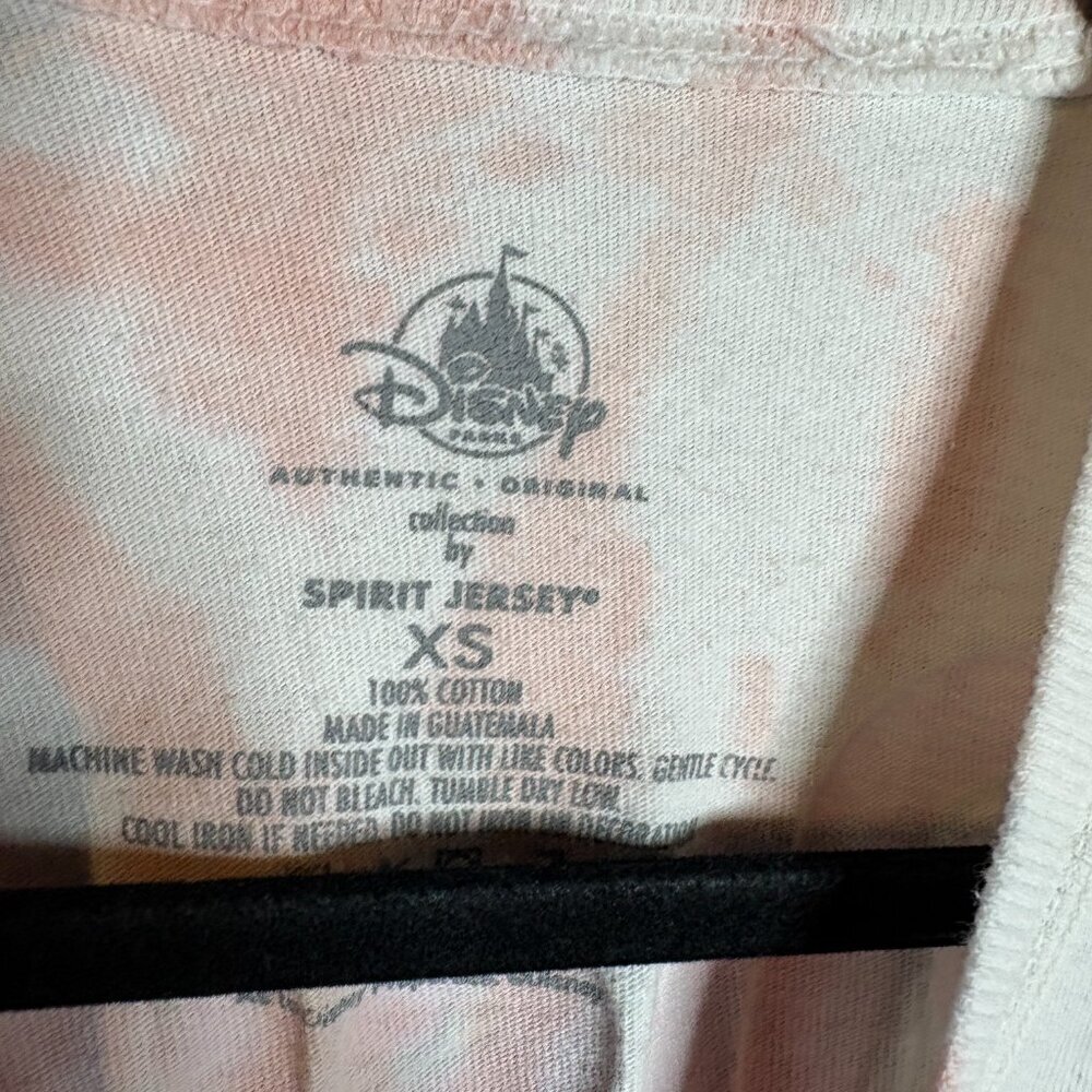 Walt Disney World pink tie dye Spirit Jersey tee - Picture 3 of 4